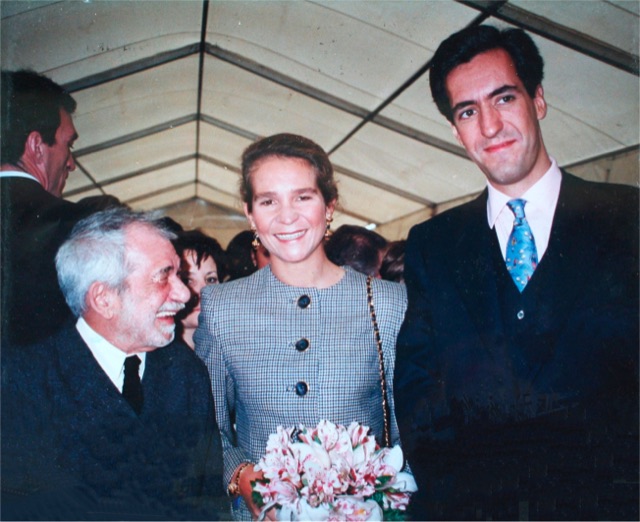 Entrega del premio, Zaragoza, 1996.