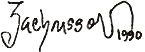Firma de Julio Zachrisson